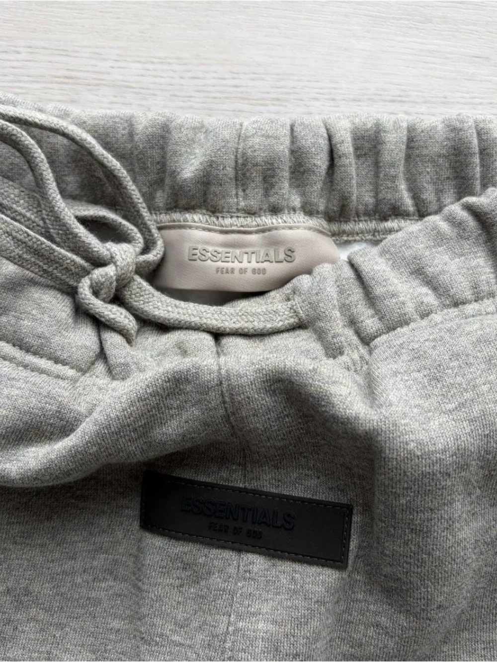 Essentials dark oatmeal sweatpants fear of God